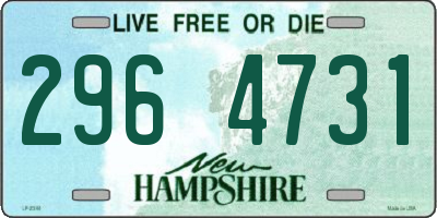 NH license plate 2964731