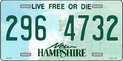 NH license plate 2964732