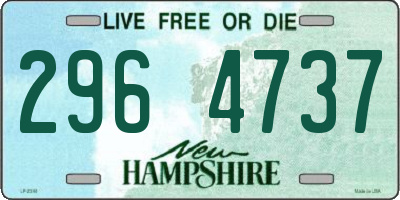 NH license plate 2964737