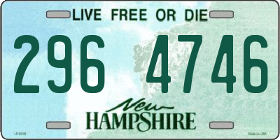 NH license plate 2964746