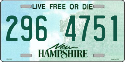 NH license plate 2964751