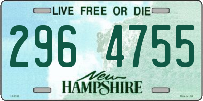 NH license plate 2964755