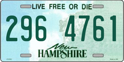 NH license plate 2964761