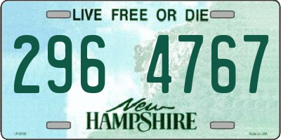 NH license plate 2964767
