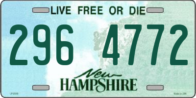 NH license plate 2964772