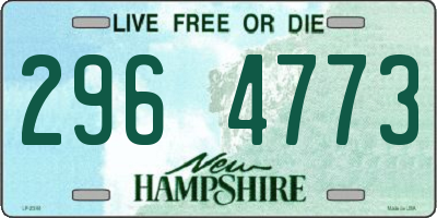NH license plate 2964773
