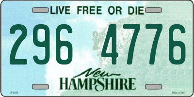 NH license plate 2964776