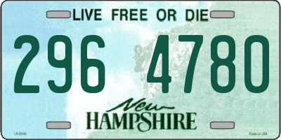NH license plate 2964780