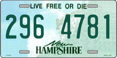NH license plate 2964781