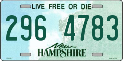 NH license plate 2964783