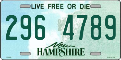NH license plate 2964789