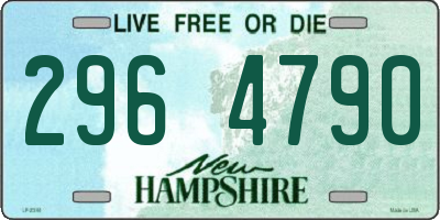 NH license plate 2964790
