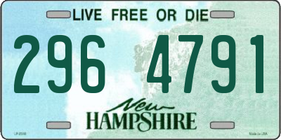 NH license plate 2964791