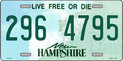 NH license plate 2964795