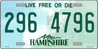 NH license plate 2964796