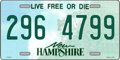 NH license plate 2964799