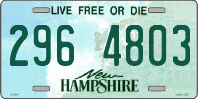 NH license plate 2964803