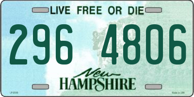 NH license plate 2964806