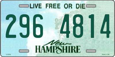 NH license plate 2964814