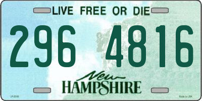 NH license plate 2964816