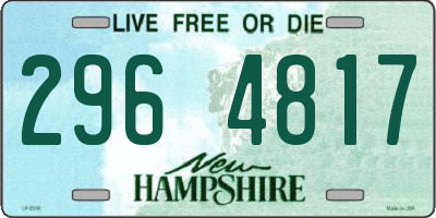 NH license plate 2964817