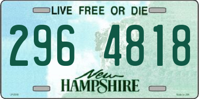 NH license plate 2964818
