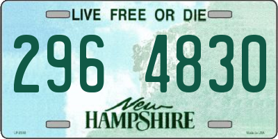 NH license plate 2964830