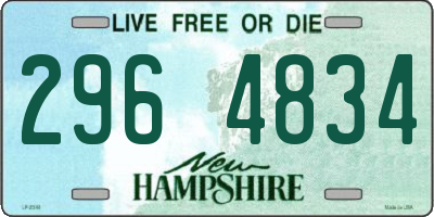 NH license plate 2964834