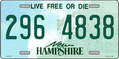 NH license plate 2964838