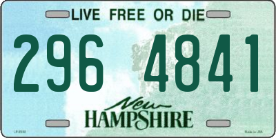 NH license plate 2964841