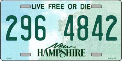 NH license plate 2964842