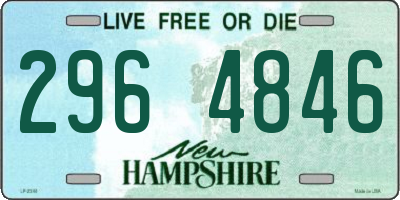 NH license plate 2964846