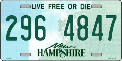 NH license plate 2964847