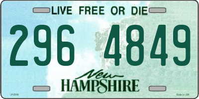 NH license plate 2964849