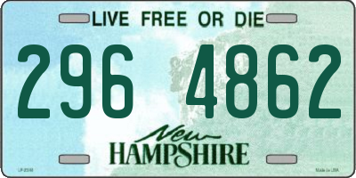 NH license plate 2964862
