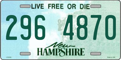 NH license plate 2964870