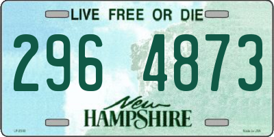 NH license plate 2964873