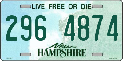 NH license plate 2964874