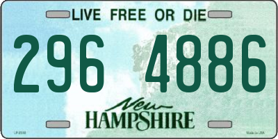 NH license plate 2964886