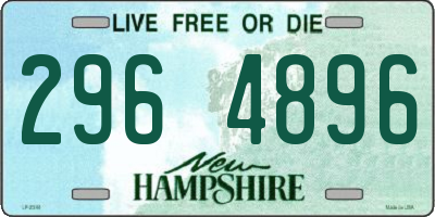 NH license plate 2964896