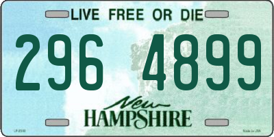 NH license plate 2964899