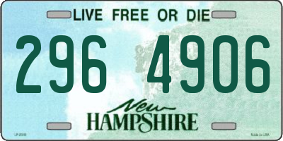 NH license plate 2964906
