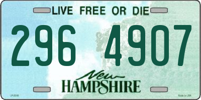 NH license plate 2964907