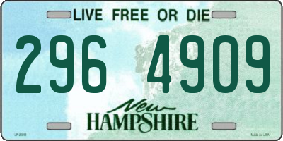 NH license plate 2964909