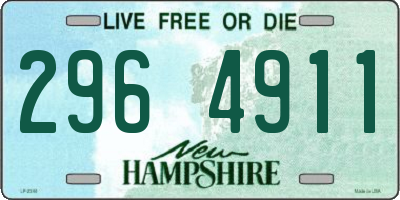 NH license plate 2964911