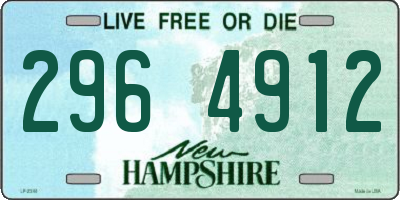 NH license plate 2964912