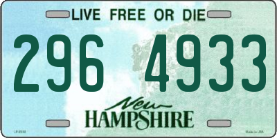 NH license plate 2964933