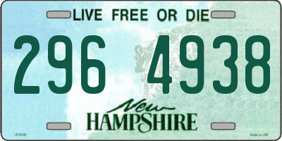 NH license plate 2964938