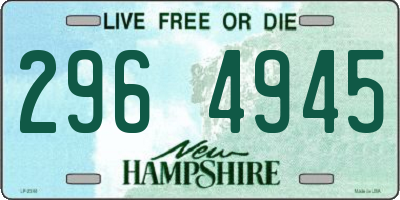 NH license plate 2964945
