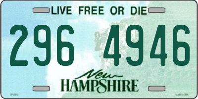 NH license plate 2964946